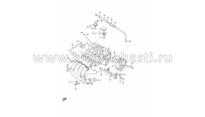 Впускной коллектор FAW Besturn B50 L06A 133 206 BJ